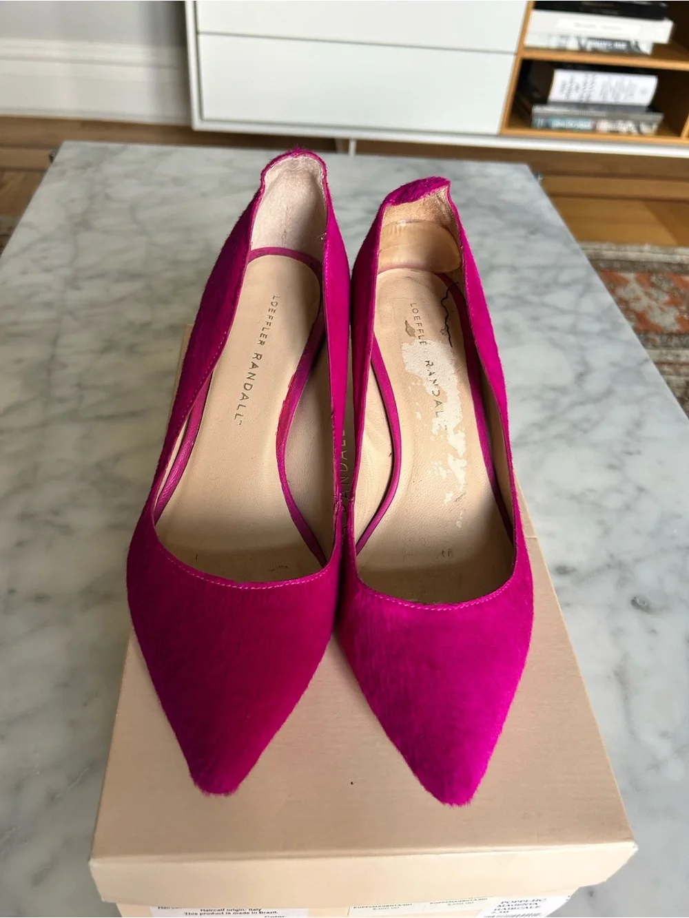 Loeffler Randall Fuchsia Pointed-Toe Pumps